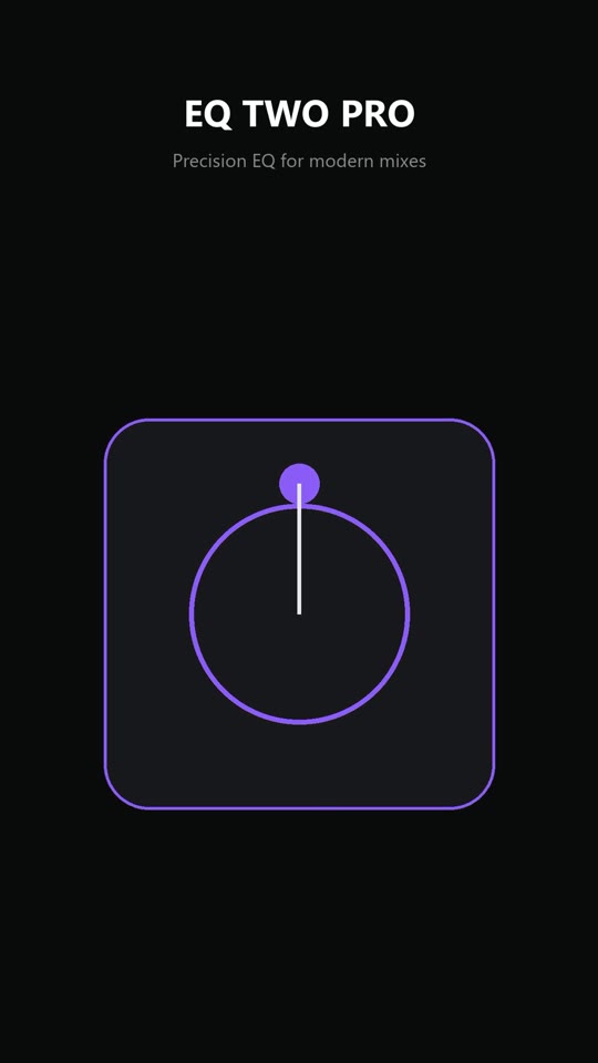Product scene — product image with title and subtitle on dark background